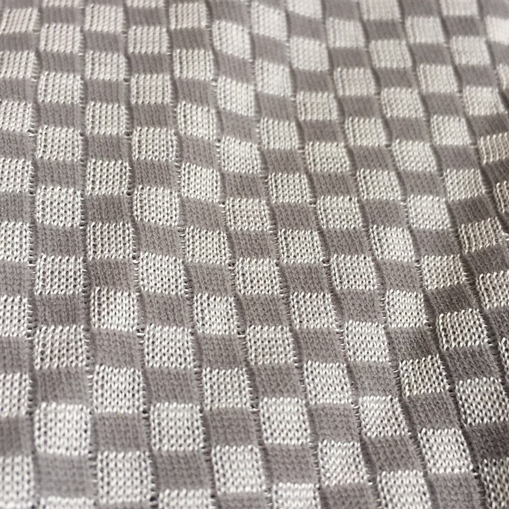 Sinheung Sleeveless Small Checkerboard Pattern Turtleneck Top - Picture 11 of 13